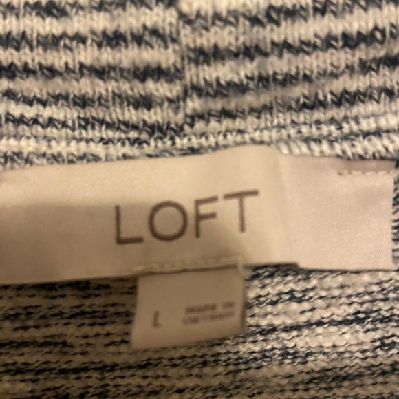 Navy and white striped Cardigan - Picture 3 of 3